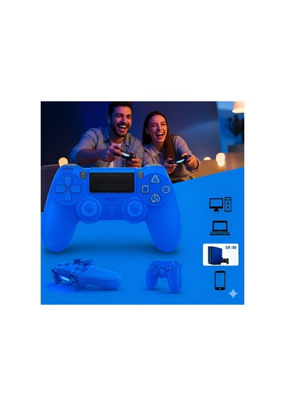 Dualshock 4 Kablosuz Gamepad Ps4 & Pc Uyumlu Gerçek Oyun Deneyimi Lacivert - 784069522