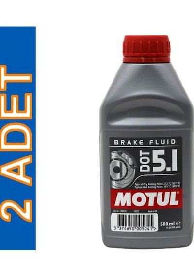 Motul Dot 5.1 500 Ml Tam Sentetik Fren Hidrolik Yağı 2 Adet