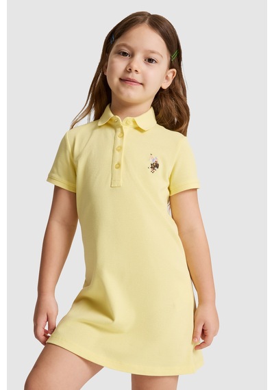 U.S. Polo Assn. U.s. Polo Assn. Kız Çocuk Açık Sarı Elbise Örme 50325597-vr004 Acık Sarı