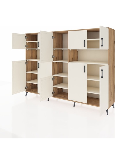 Hyperion Dolap 14 Raflı 10 Kapaklı 220x44x163 Çam-aytaşı Çam-aytaşı Hyperion Dolap 14 Raflı 10 Kapaklı 220x44x163 Çam-aytaşı Çam-aytaşı