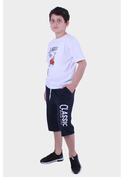 Panios Kids 3lü Erkek Çocuk Tişört-kapri Baskılı Alt-üst Takım Çok Renkli