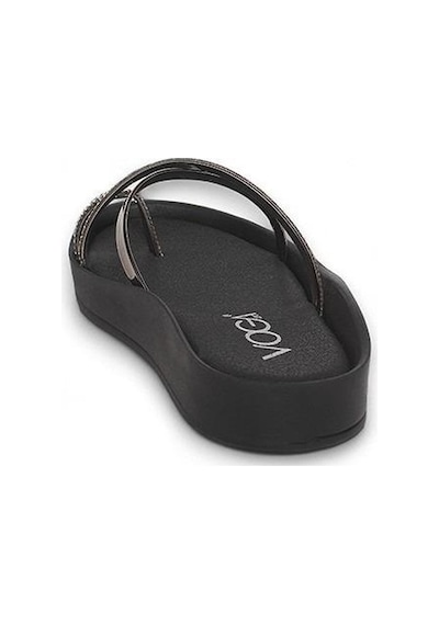 Voga 2500 132 Platin Ayna Taşlı Parmak Arası Casual Anatomik Terlik 001