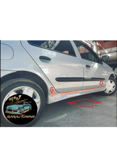 Renault Clio-symbol Gt Marşpiyel Sağ Sol Takım Fiberglass Boyasız