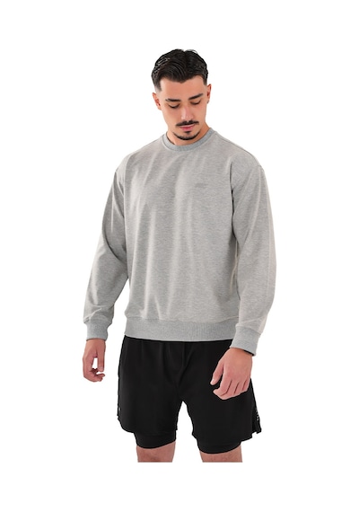 Musclecloth Basic Sweatshirt Gri Melanj Gri