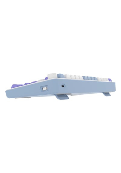Hawk Gaming Hk255 Membrane Lcd Rgb Kablosuz/bluetooth Mavi Mor %75 Türkçe Gaming Klavye