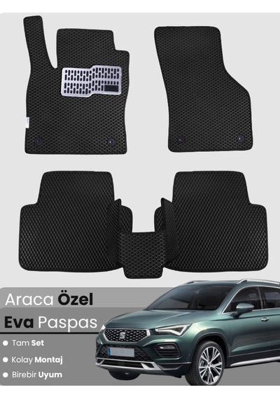 Seat Ateca 2020-2025 Uyumlu Eva Paspas Tam Set Oto Paspas,araca Özel,kolay Montaj 655