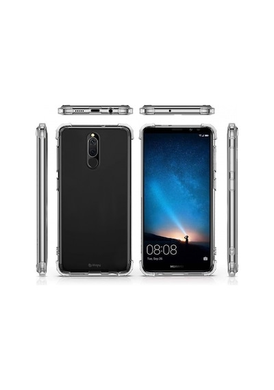 Blogy Mate 10 Lite İle Uyumlu Crystal Fit Kılıf Crystal Clear