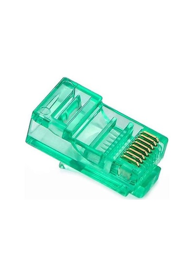 Pm-22703 Rj45 Cat6 8p/8c Yeşil Soket 100 Lü Paket