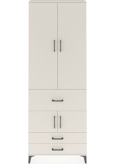 Arges Dolap 5 Raflı 3 Çekmeceli 4 Kapaklı 88x30x243 Aytaşı-ay... Aytaşı