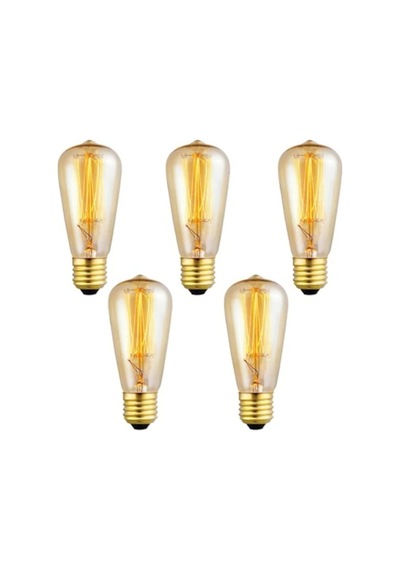 4 Watt Rustik Ampul Amber Renk 5 Adet