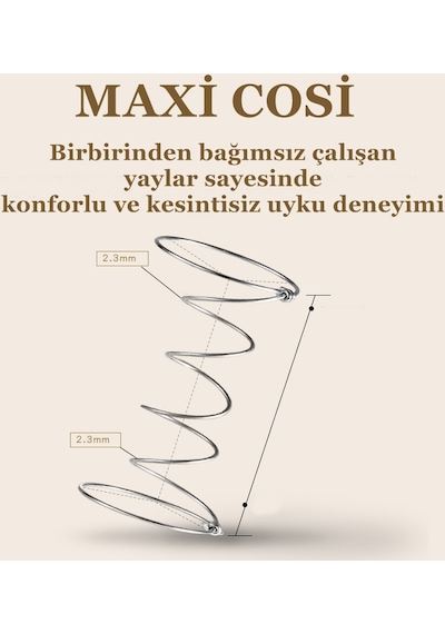 Maxi Cosi 50 x 90 Soft Ortopedik Yaylı Yatak 50 x 90 Bebek Yatağı