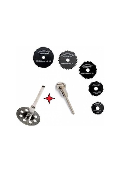 Metal Ahşap Kesim Diskleri Mini Disk Elmas Kesme Disk Seti