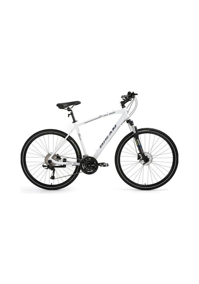 Bisan Trx 8500 Erkek Şehir Bisikleti 46cm Hd 28 Jant 27 Vites Mat Beyaz Lacivert Çok Renkli