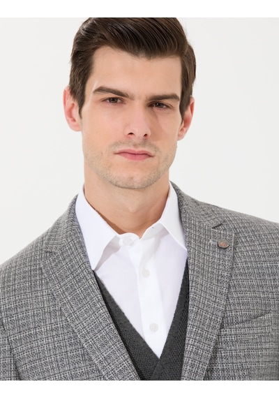 Pierre Cardin Erkek Gri Ceket 50256395-vr024 Gri