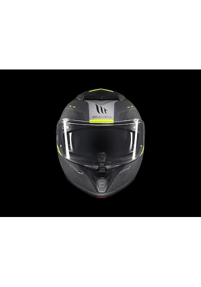 Mt Helmets Atom 2 Destıny C2 Çene Açılır Kask Mat Füme Siyah