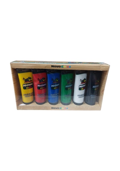 Nova Color Akrilik Boya 6 Ana Renk 75 Gr 0,15 L