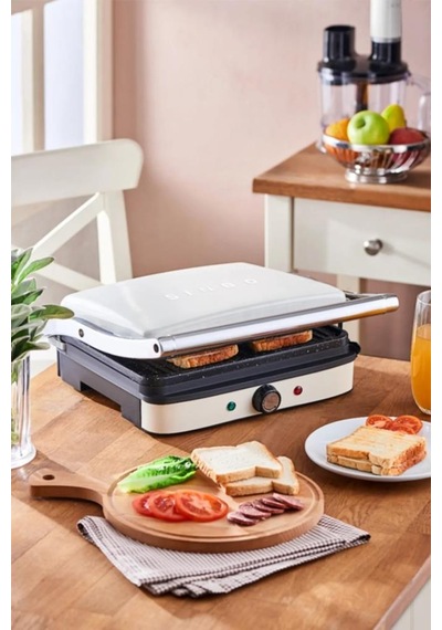 Sinbo 2571 Beige Döküm Tost Makinesi 2000W