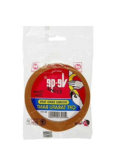 Çift Taraflı Bant, 12 Mm X 25m, Çok Amaçlı Kullanım İçin 0,13mm X 48mm X 25mt