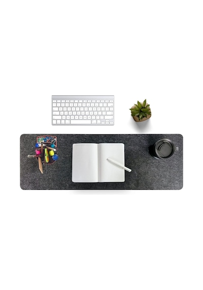 Çalışma Masası Düzenleyici Keçe Bilgisayar Mouse Pedi Masa Üstü Düzenleyici Mat 90x33 Cm