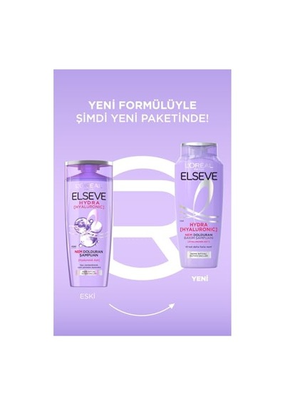 L'oréal Paris Elseve Hydra Hyaluronic Nem Dolduran Bakım Şampuanı 300 Ml Diğer