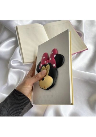 Kişiye Özel Sevimli Mini Mouse Squishy Defter Çok Renkli