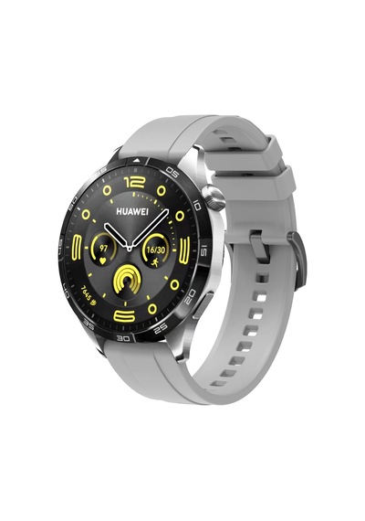 Effox Huawei Gt4 22mm Uyumlu Clo- Krd-95 Silikon Kordon-gri