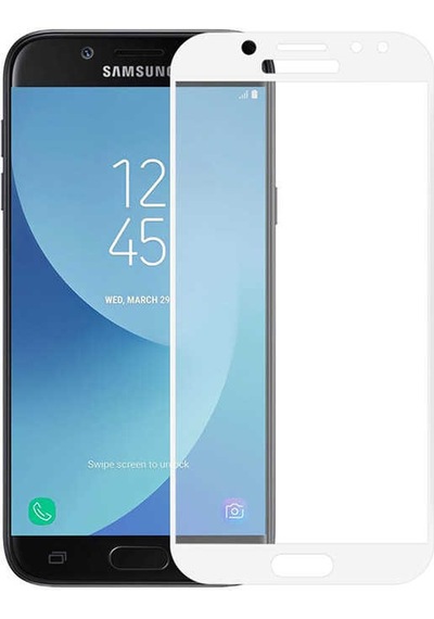 Samsung Uyumlu Galaxy J330 Pro Zore Kenarları Kırılmaya Dayanıklı Cam Ekran Koruyucu