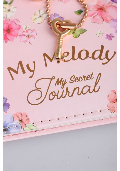X Dekomus Lisanslı My Melody Secret Garden Edition Kilitli Hatıra Defteri / Günlük Altın
