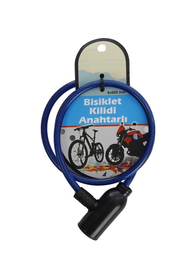 Bisiklet Kilidi Anahtarlı 60 CM Bisiklet Kilidi