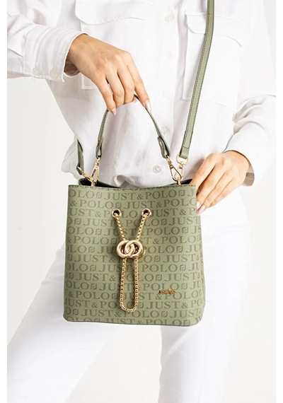 Kadın Günlük Kullanıma Uygun Ayarlanabilir Askılı Şık El & Omuz Çantası Shoulder Bag Yeşil