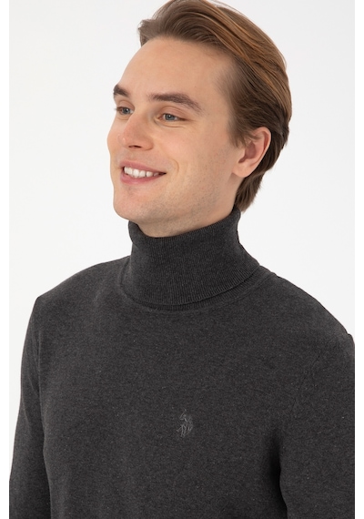 U.s. Polo Assn. Erkek Antrasit Melanj Kazak /triko 50313640-vr081 Antrasıt Melanj