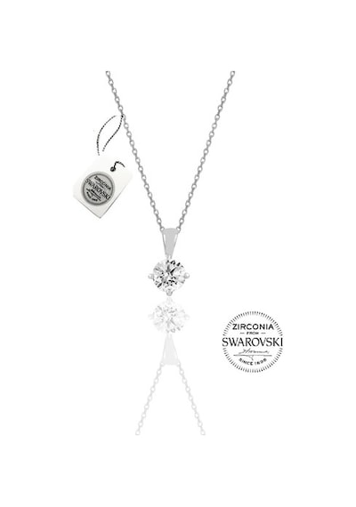 Gümüş Swarovski Tek Taş Modeli Üçlü Set (536540220)