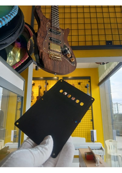 Elektro Gitar Stratocaster Tremolo Arka Yay Kapağı Siyah