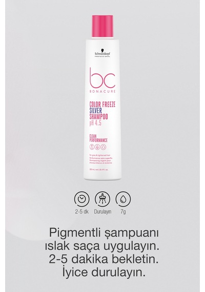 Schwarzkof Bc Clean Renk Koruyucu Gümüş Şampuan 250 ML