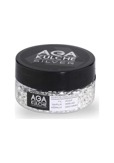Agakulche 250 Gram 999 Granül Gümüş