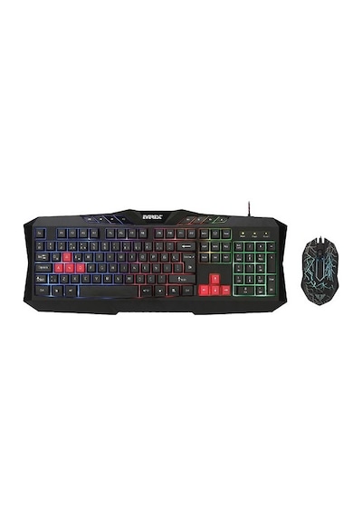 Everest KMX-88 Usb RGB Zemin Aydınlatmalı Q Klavye Mouse Set