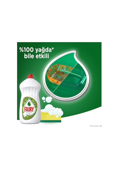 Fairy Elma Kokulu Elde Sıvı Bulaşık Deterjanı 3 x 650 ML