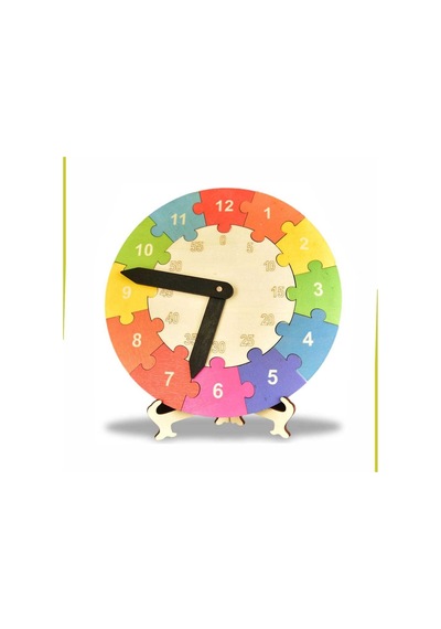 Ankebut Saatleri Öğreniyorum Renkli Puzzle 30077