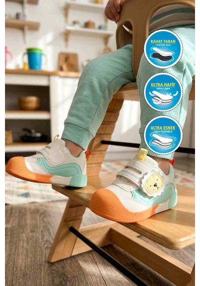 Marcokids Marco Kids 26y704 B Beyaz - Turuncu Bekek Günlük Ayakkabı