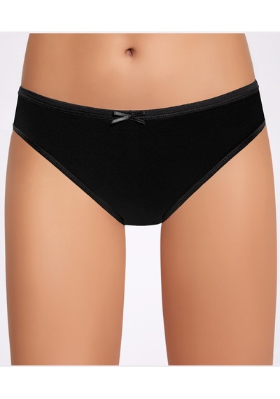 İlke Kadın Ribana Fiyonklu Slip - 12 Adet 001