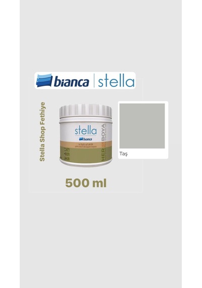 Stella Saf Akrilik Dönüşüm Boyası 500ml Taş