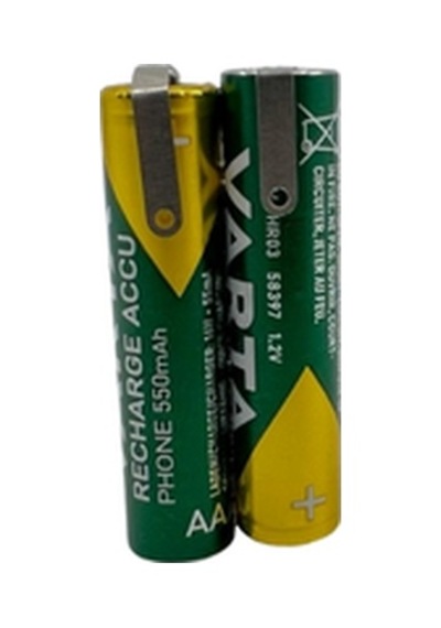 Varta 2.4v 550 Mah Aaa Tıraş Makinesi Pili