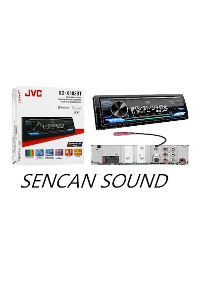 Jvc Kd-x482bt Profesyonel 3 Anfi Çıkışlı Teyp Bluetooth - Sencan Sound