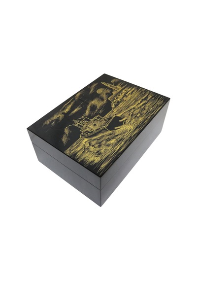 Gentili Emilio Siyah Lake Humidor 373032