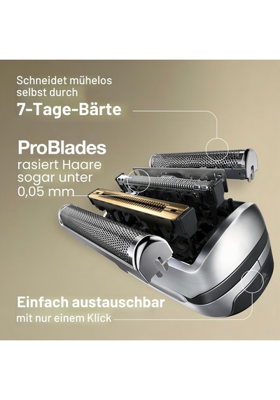 Braun Elektrikli Tıraş Makinesi Başlığı Yedek Parçası, 94m Gümüş, Erkekler İçin Series 9 Pro Ve Series 9 Elektrikli Tıraş Makineleriyle Uyumlu Braun Elektrikli Tıraş Makinesi Başlığı Yedek Parçası, 94m Gümüş, Erkekler İçin Series 9 Pro Ve Series 9 Elektrikli Tıraş Makineleriyle Uyumlu