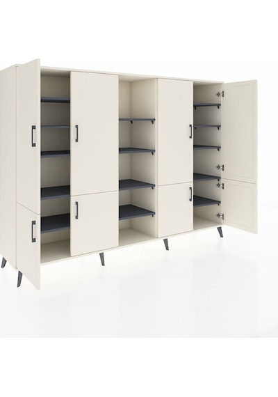 Hyperion Dolap 14 Raflı 8 Kapaklı 220x44x163 Aytaşı-aytaşı/antras Aytaşı-aytaşı/antrasit Hyperion Dolap 14 Raflı 8 Kapaklı 220x44x163 Aytaşı-aytaşı/antras Aytaşı-aytaşı/antrasit