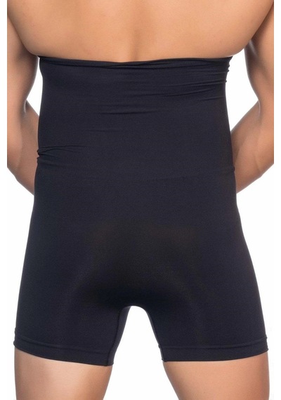 Senoramoda Siyah Seamless Toparlayıcı Erkek Yüksek Bel Double Boxer Korse Senoramoda Siyah Seamless Toparlayıcı Erkek Yüksek Bel Double Boxer Korse