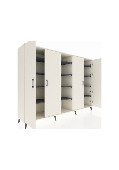 Hyperion Dolap 12 Raflı 4 Kapaklı 220x44x163 Aytaşı-aytaşı/antras Aytaşı-aytaşı/antrasit Hyperion Dolap 12 Raflı 4 Kapaklı 220x44x163 Aytaşı-aytaşı/antras Aytaşı-aytaşı/antrasit