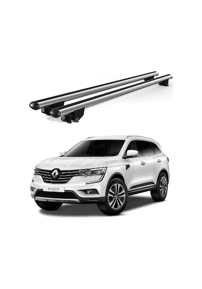 Kanca Renault Koleos 2017 Ve Sonrası Uyumlu Gri Kilitli Ara Atkı 120cm Port Bagaj Tavan Barı