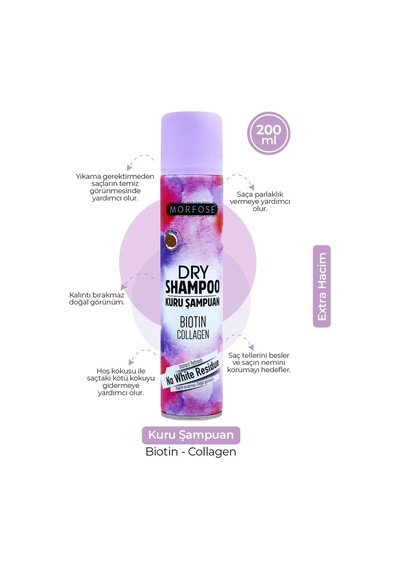 Morfose Kuru Şampuan Ekstra Hacim 200 Ml